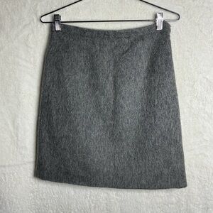 Y2k 90;s vintage J. Crew gray 100 acetato Wool Blend size 6